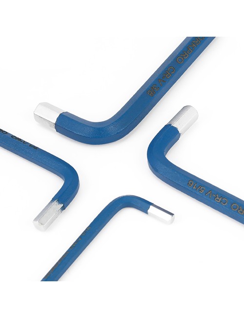 Llaves allen cortas, juego 9 piezas, (métrico)