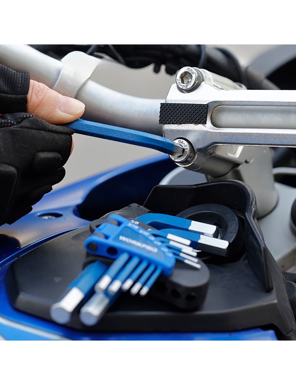 Llaves allen cortas, juego 9 piezas, (métrico)