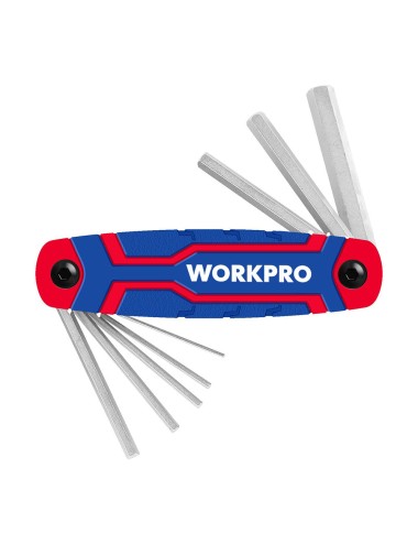 Llaves allen, juego de 8 piezas, plegables (métrico)