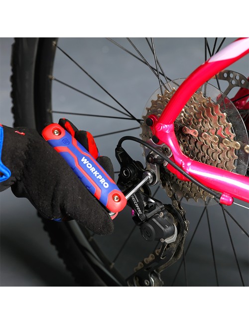 Llaves allen, juego de 8 piezas, plegables (métrico)