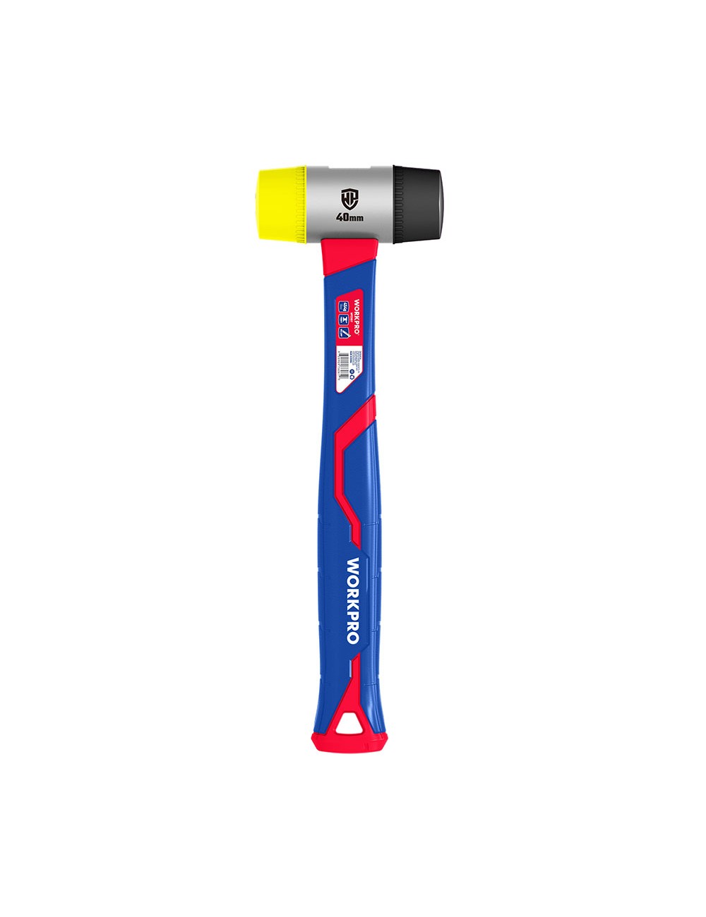 Martillo de nylon con mango de fibra de vidrio