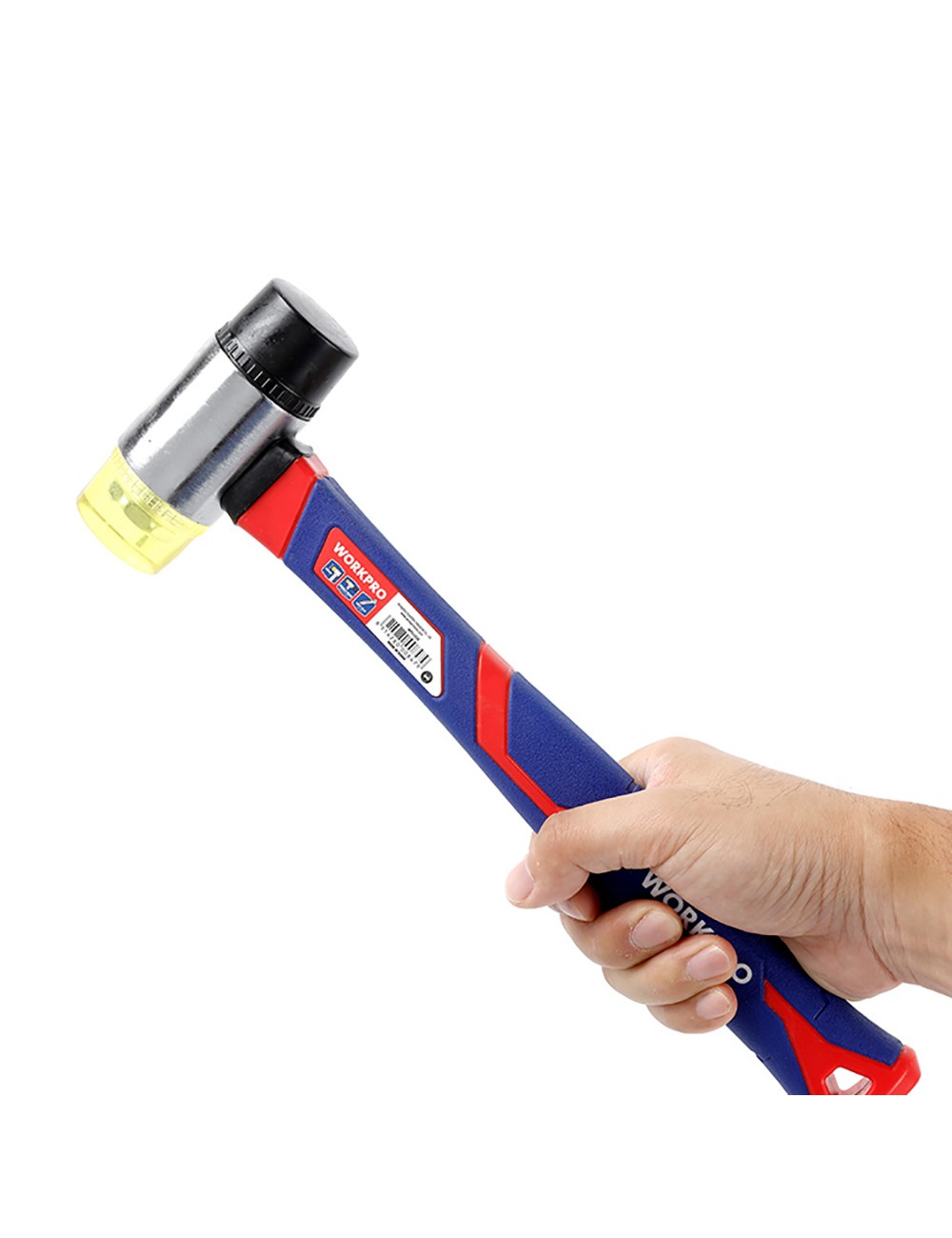 Martillo de nylon con mango de fibra de vidrio