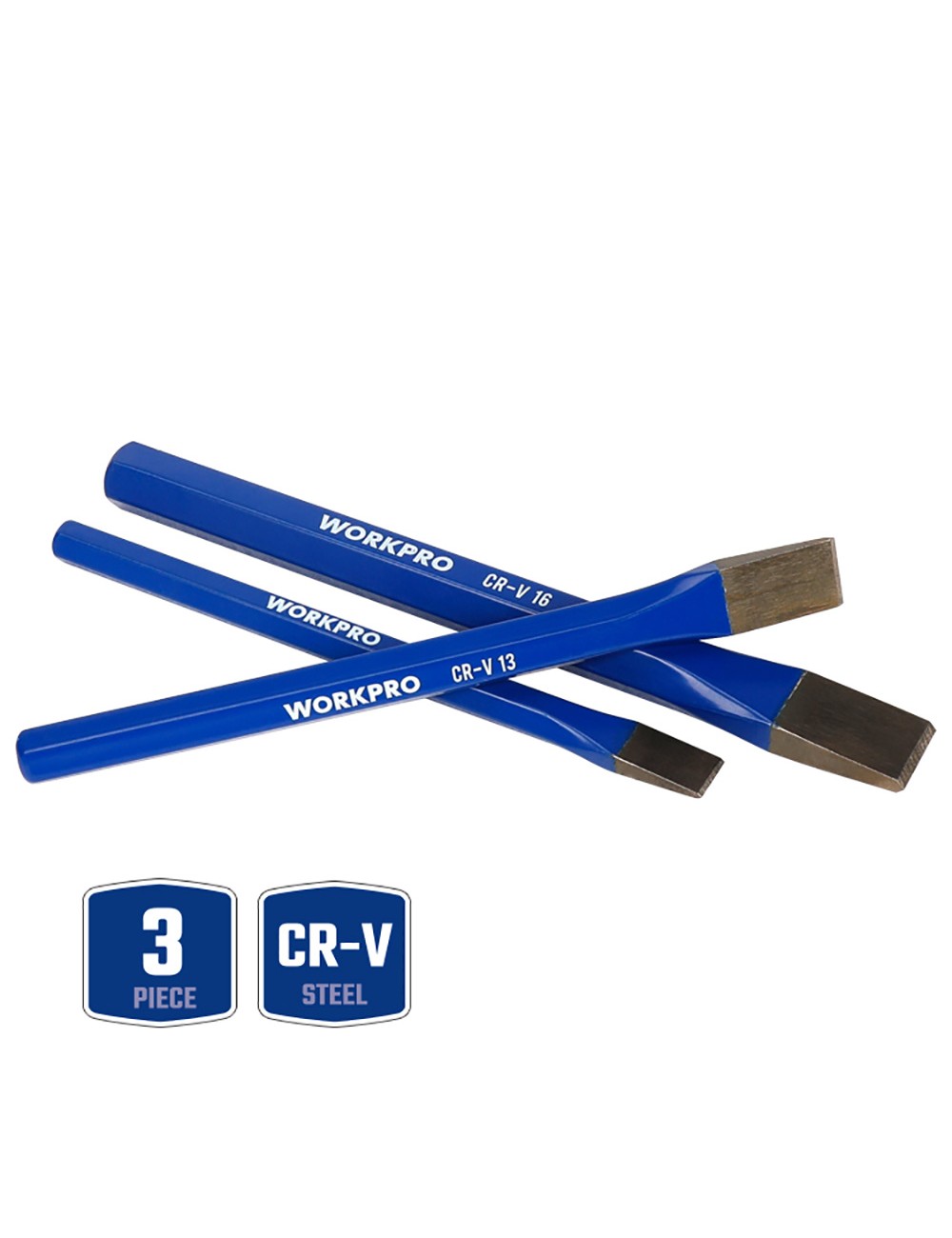 Cortafríos, juego 3 piezas