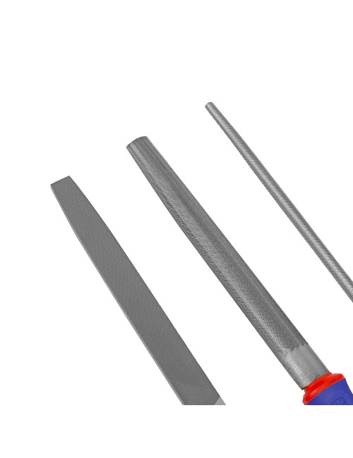 Lima 200 mm, juego 3 piezas