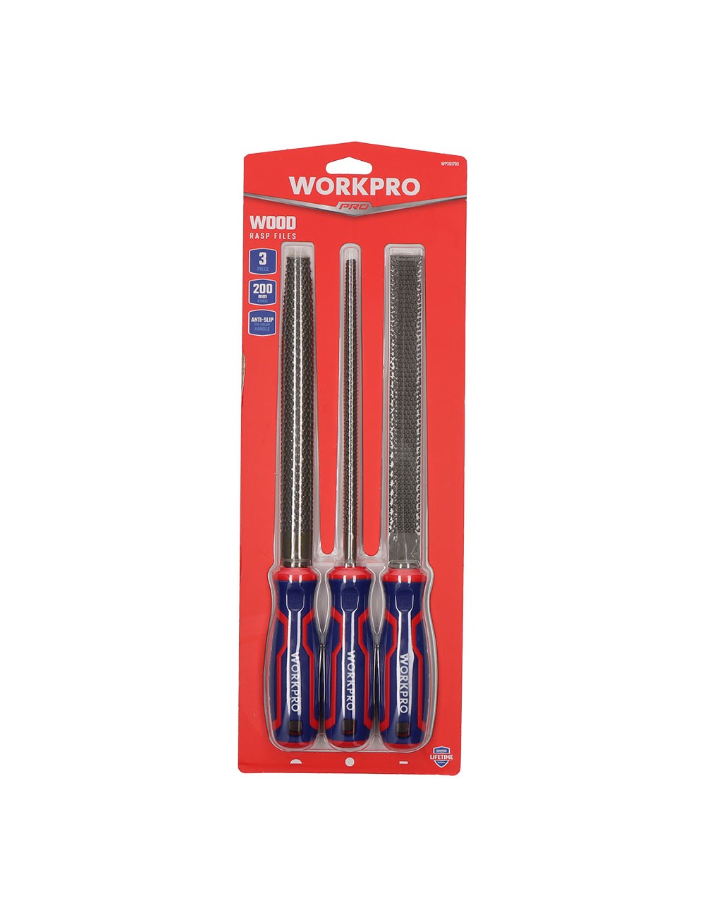 Escofinas 200 mm, juego 3 piezas