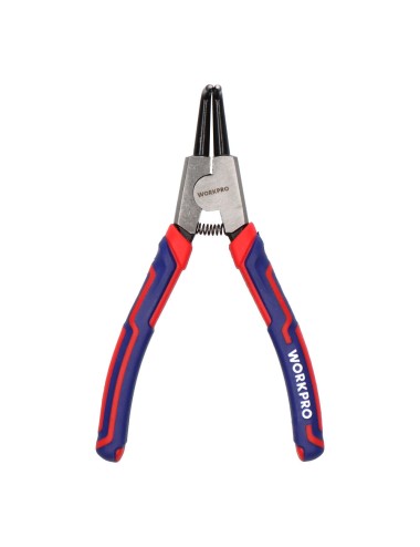 Alicates curvos 90° arandelas pro, retención interior, 180 mm