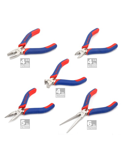 Alicates mini, 5 piezas