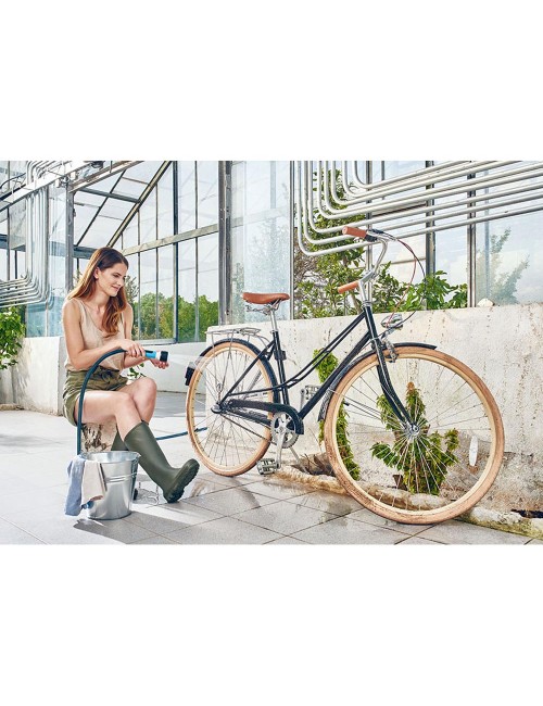 Kit manguera extensible zygzag 7,5 a 15 con conectores y lanza multi ergo cellfast