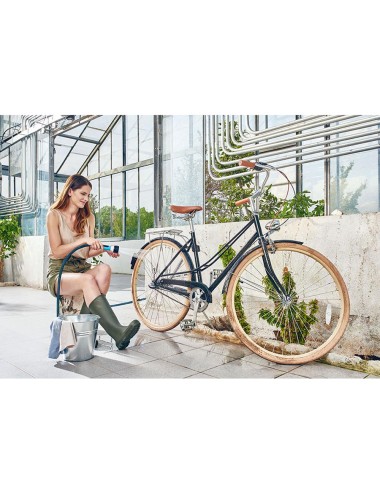 Kit manguera extensible zygzag 15 a 30 con conectores y lanza multi ergo cellfast