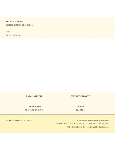 Distribuidor doble ideal