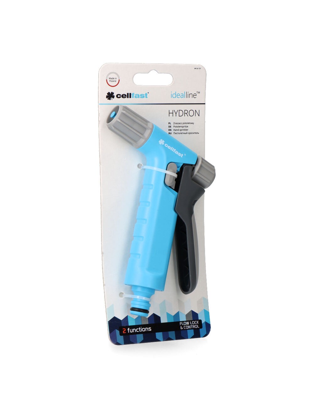 Pistola de riego hydron ideal, blister