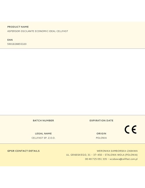 Aspersor oscilante economic ideal cellfast