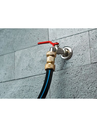 Conector rápido manguera 3/4" latón brass