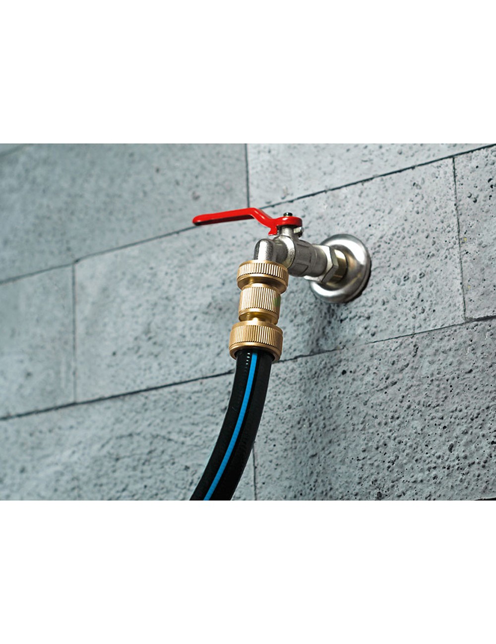 Conector rápido manguera 3/4" latón brass