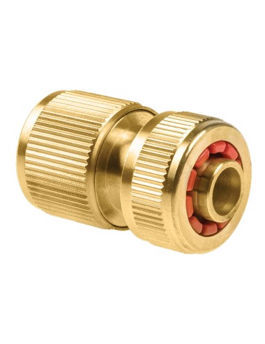 Conector rápido manguera stop de latón brass 5/8"