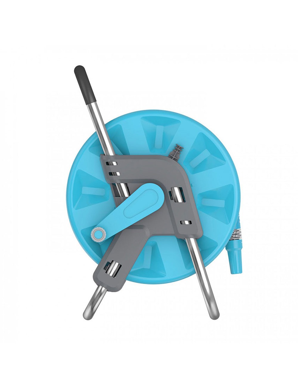 Kit portamangueras equipado con 20 m de manguera aluplus