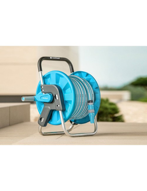 Kit portamangueras equipado con 20 m de manguera aluplus