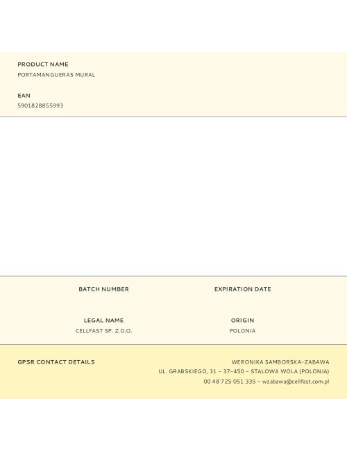 Portamangueras mural