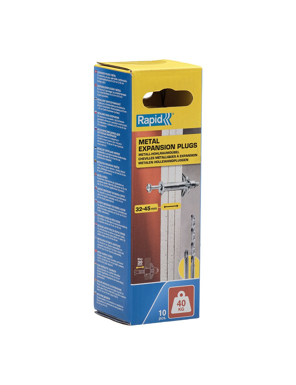 Taco de expansión metálico ø11x80 tornillo m5x89 (bolsa 10 unid)