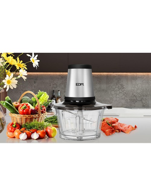 Picadora de acero inoxidable 350 w 1,8 l