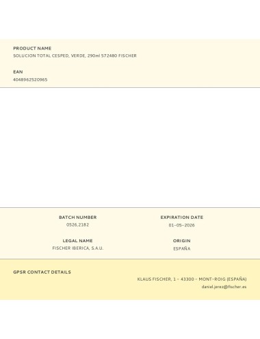 Adhesivo césped artificial solucion total verde 290 ml