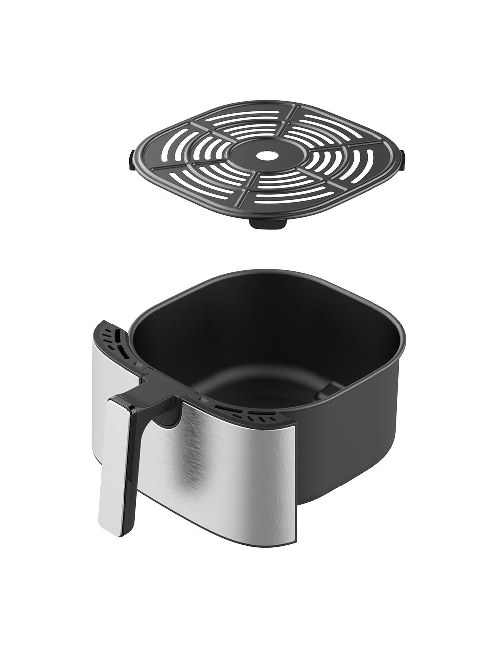 Freidora de aire con pantalla led 5 l *** promoción regalo 1 ud ref. 07788 - papel freidora de aire ø17 cm 100 uds ***