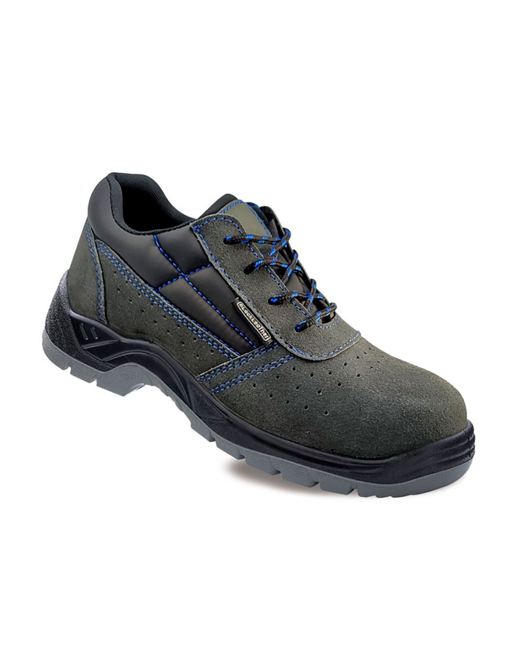 Zapatos de seguridad piel serraje perforado s1p metalfree talla 38