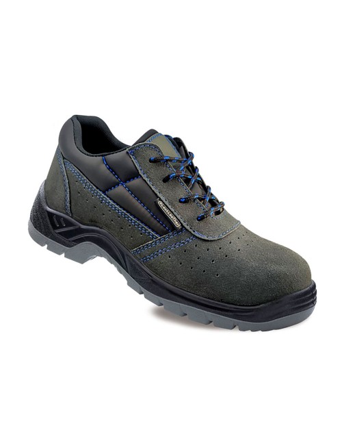 Zapatos de seguridad piel serraje perforado s1p metalfree talla 39