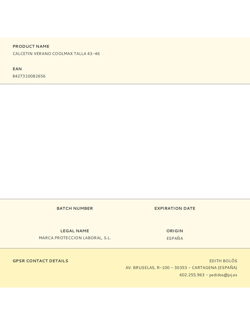 Calcetin verano coolmax talla 43-46