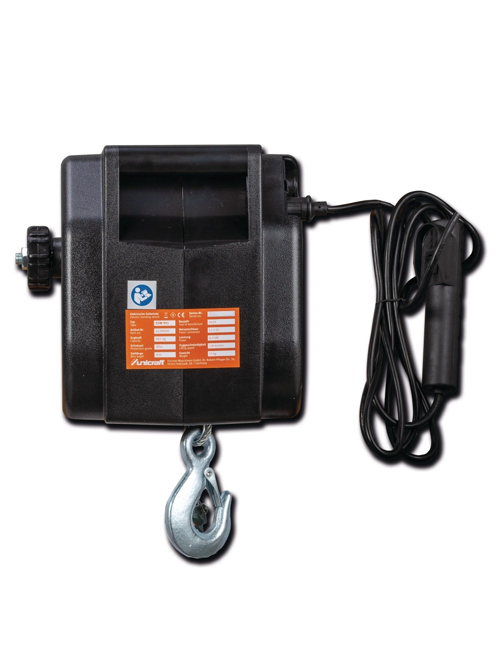 POLIPASTO CABLE, ESW 901 12 V