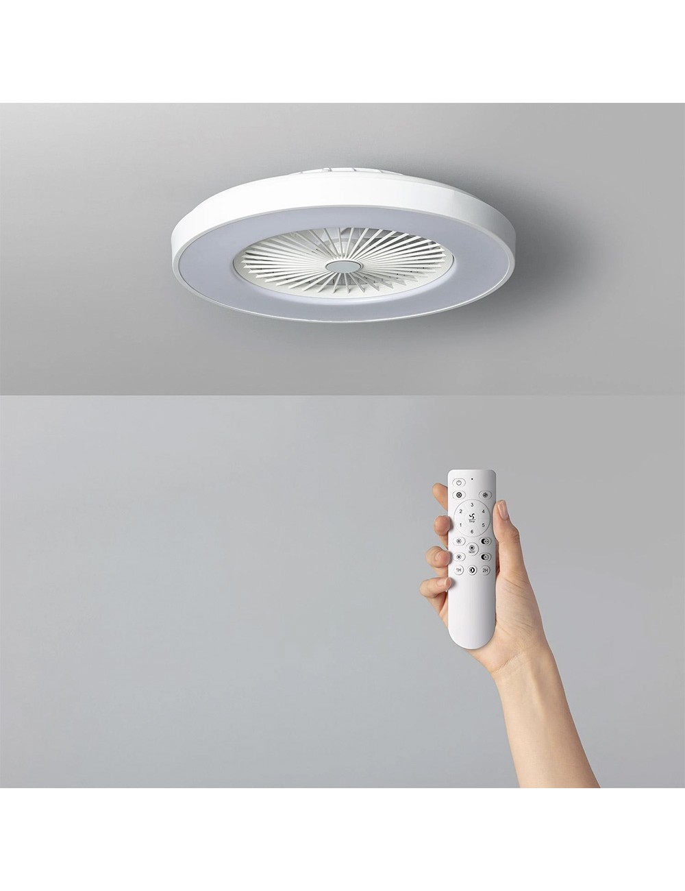 Ventilador amigo 42 w+20 w blanco philips