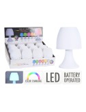 Lampara led de mesa, led multicolor, ø12 x 19 cm