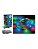 Tira de led 1m 30 leds a pilas multicolor