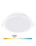 Downlight led empotrable modelo meson color blanco 23,5 w 4000 k 2550 im ø21,5 cm, pack 2 unidades