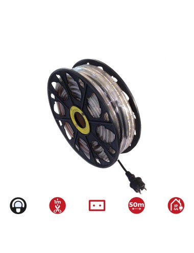 Tira de led 60 leds/m 4,2w/m 220-240v ip44 50 m blanco frio