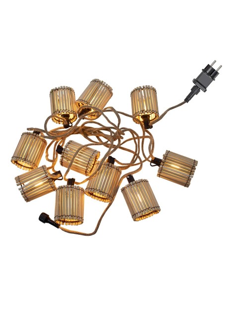 Guirnalda okinawa cable jute 10 bombillas 8 m