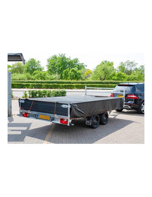 Lona negra para remolque, medidas: 3x4m. black+decker