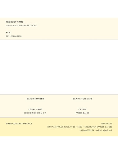 Limpia cristales para coche