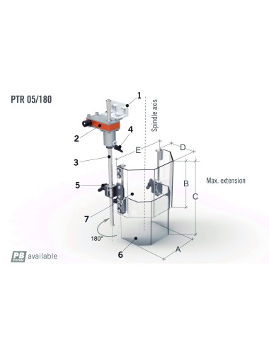 PROTECTOR TALADRO REGULABLE PTR 05/180