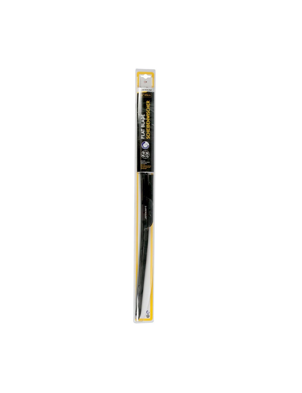 Escobilla limpiaparabrisas flat blade 26"/65cm, universal. dunlop