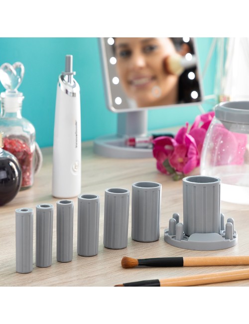 Limpiador y secador automático de brochas de maquillaje