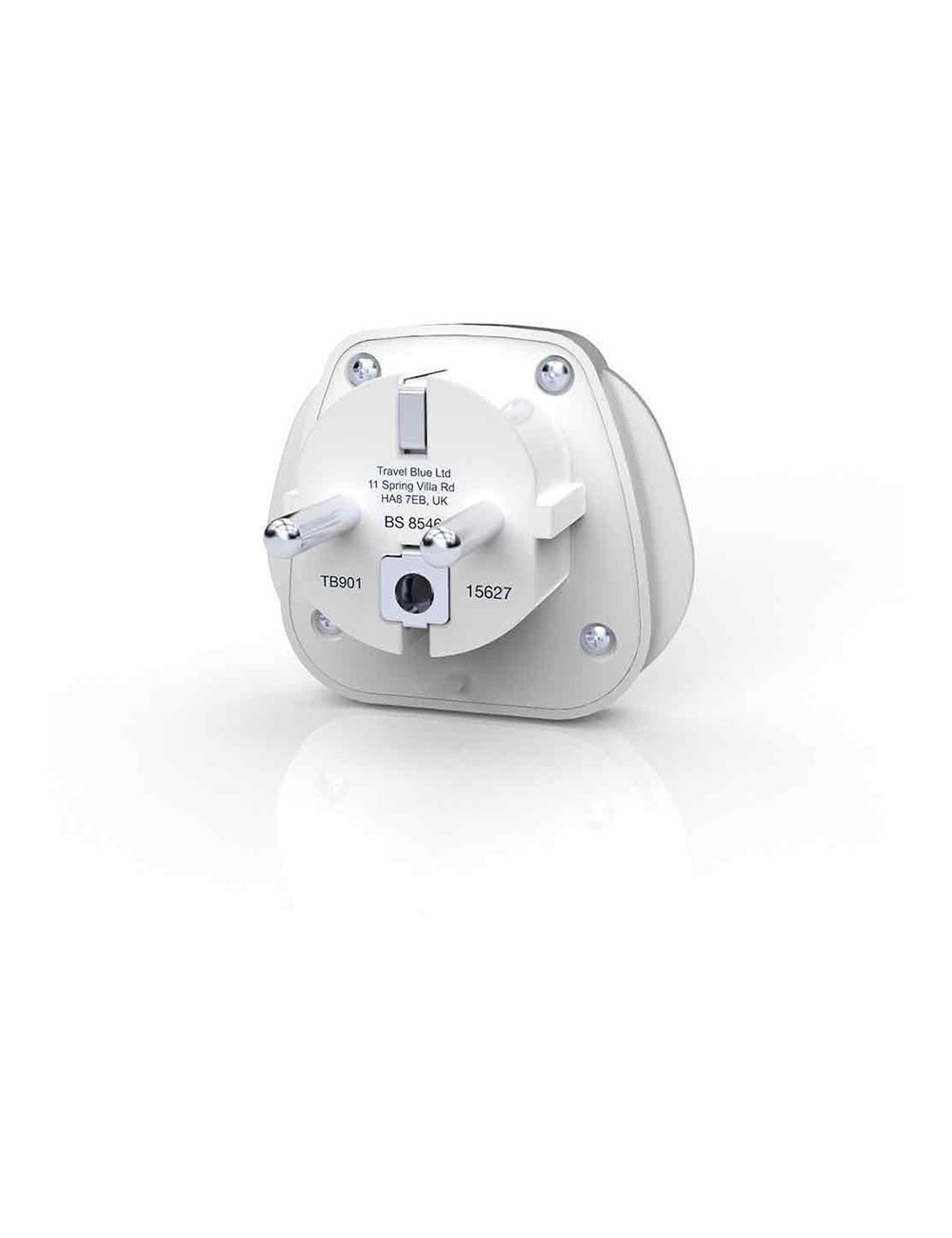 Adaptador entrada multiple mundial a salida clavija europa, tb-901, travel blue