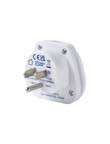 Adaptador entrada multiple mundial a salida clavija estados unidos, tb-912, travel blue