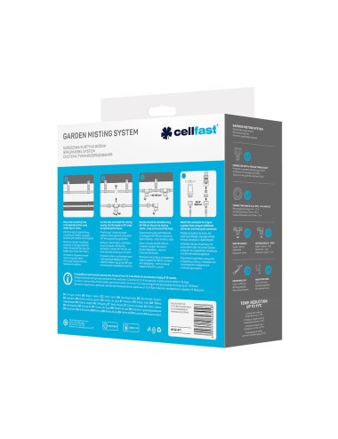 Set de nebulización/climatización para exterior de 15 m