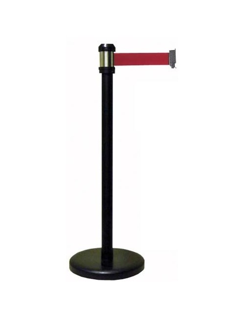 RS2BKRE POSTE NEGRO CINTA ROJA 2 MT. RS2BKRE