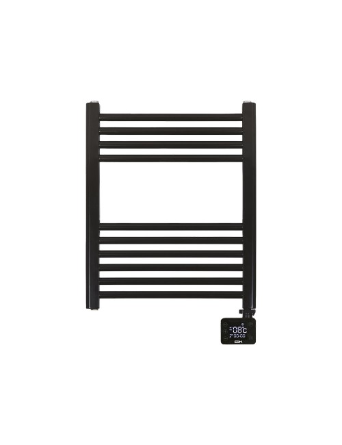 Radiador / toallero eléctrico 400 w con temporizador negro
