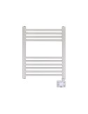 Radiador / toallero eléctrico 400 w con temporizador blanco