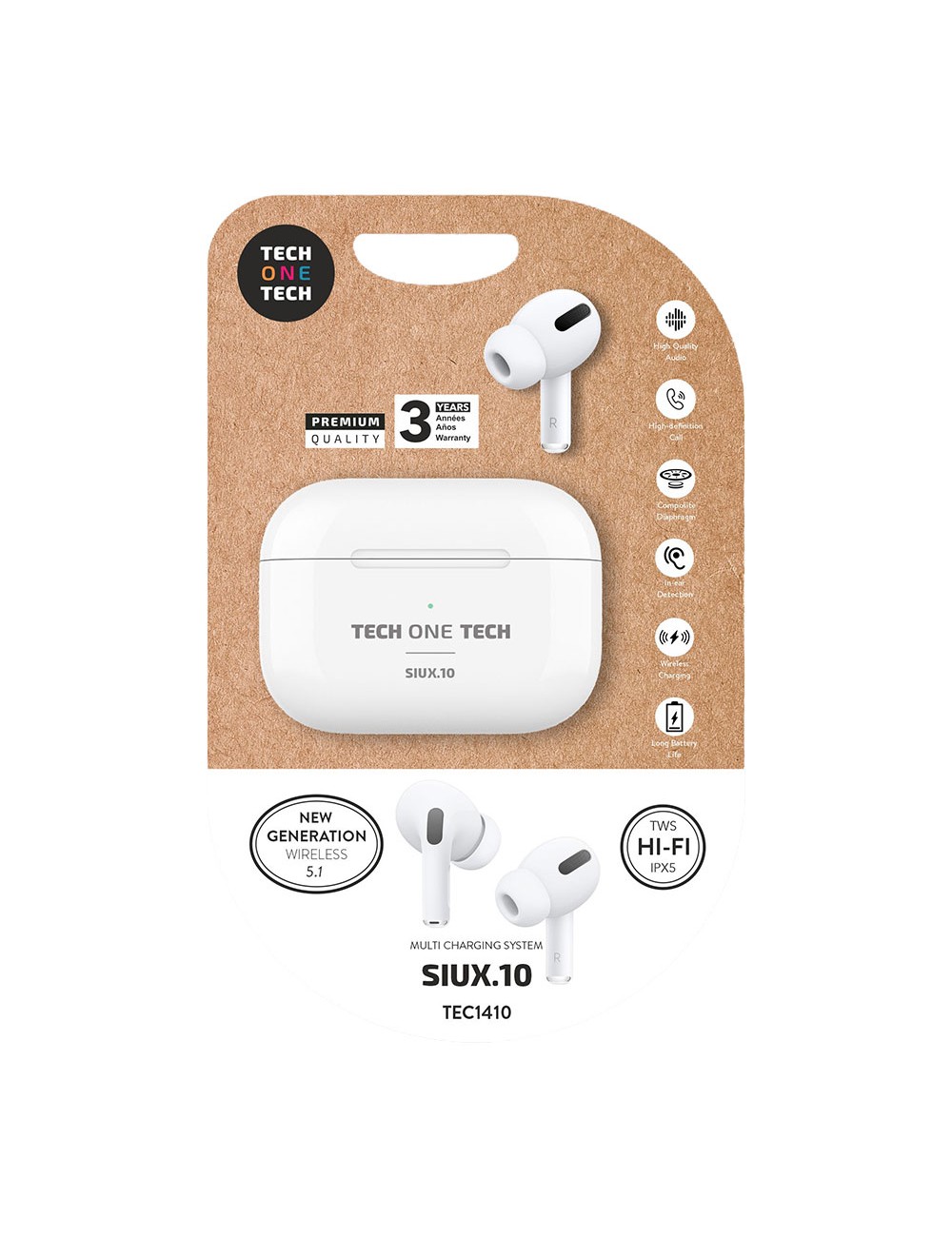 Auriculares inalámbricos siux.10. tech one tech