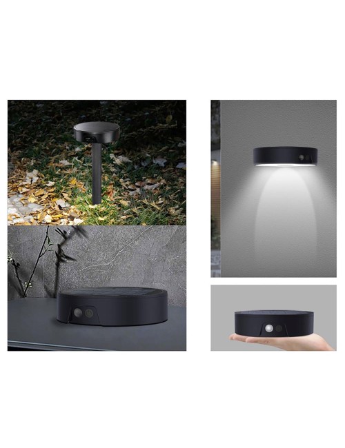 Aplique solar - estaca 4w 500 lm edm