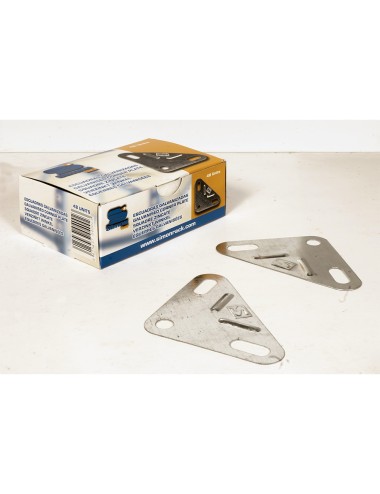 Caja 48 und. escuadras galvanizadas. simon rack